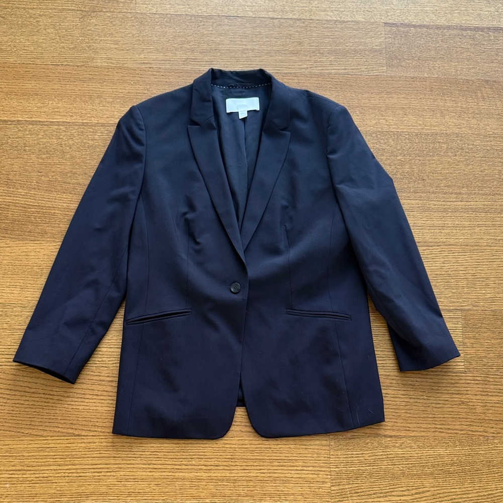 Hugo Boss BLUE Women's Jabina Longline Stretch Wool Blend Blazer, US 12